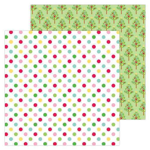 Doodlebug Design - Christmas Magic Collection - 12 x 12 Double Sided Paper - Jolly Holiday