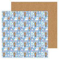 Doodlebug Design - Winter Wonderland Collection - 12 x 12 Double Sided Paper - Snow Cozy