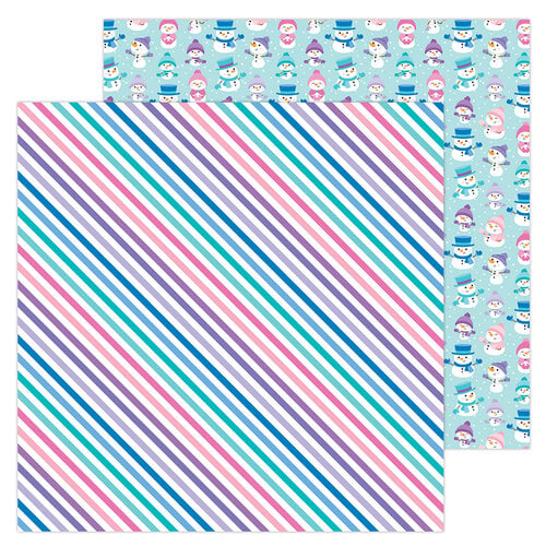 Doodlebug Design - Winter Wonderland Collection - 12 x 12 Double Sided Paper - Just Chillin