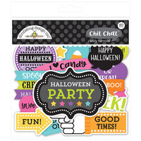 Doodlebug Design - Halloween - Candy Carnival Collection - Chit Chat - Die Cut Cardstock Pieces