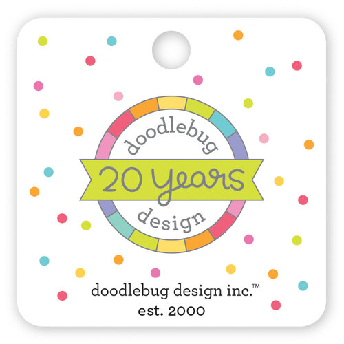 Doodlebug Design - Collectible Pins - 20th Birthday