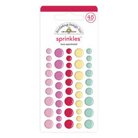 Doodlebug Design - Love Notes Collection - Sprinkles - Enamel Dots - Love Assortment