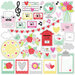 Doodlebug Design - Love Notes Collection - Odds and Ends - Die Cut Cardstock Pieces - Love Notes