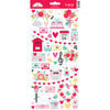 Doodlebug Design - Love Notes Collection - Cardstock Stickers - Icons