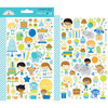 Doodlebug Design - Party Time Collection - Cardstock Stickers - Mini Icons