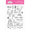 Doodlebug Design - Hey Cupcake Collection - Clear Photopolymer Stamps - Birthday Girl