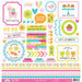 Doodlebug Design - Hey Cupcake Collection - 12 x 12 Cardstock Stickers - This and That