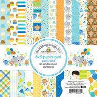 Doodlebug Design - Party Time Collection - 6 x 6 Paper Pad
