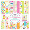 Doodlebug Design - Hey Cupcake Collection - 12 x 12 Paper Pack