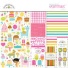 Doodlebug Design - Hey Cupcake Collection - 12 x 12 Essentials Kit