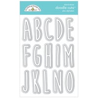 Doodlebug Design - All Occasion Collection - Doodle Cuts - Metal Dies - Alex Alphabet