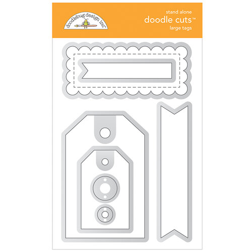 Doodlebug Design - All Occasion Collection - Doodle Cuts - Metal Dies - Large Tags