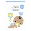 Doodlebug Design - Special Delivery Collection - Doodle-Pops - 3 Dimensional Cardstock Stickers - On The Move