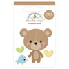 Doodlebug Design - Special Delivery Collection - Stickers - Doodle-Pops - Bear Hug