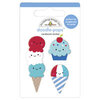 Doodlebug Design - Land That I Love Collection - Doodle-Pops - 3 Dimensional Cardstock Stickers - Summer Sweets