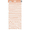 Doodlebug Design - Monochromatic Collection - Cardstock Stickers - Coral Sunshine