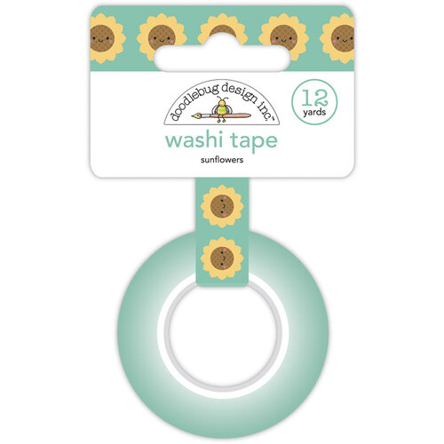 Doodlebug Design - Pumpkin Spice Collection - Washi Tape - Sunflowers
