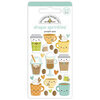 Doodlebug Design - Pumpkin Spice Collection - Stickers - Shape Sprinkles - Enamel - Pumpkin Spice
