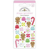 Doodlebug Design - Night Before Christmas Collection - Stickers - Shape Sprinkles - Enamel - Visions of Sugarplums
