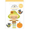 Doodlebug Design - Pumpkin Spice Collection - Doodle-Pops - 3 Dimensional Cardstock Stickers - Hay There