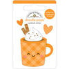 Doodlebug Design - Pumpkin Spice Collection - Doodle-Pops - 3 Dimensional Cardstock Stickers - Pumpkin Spice
