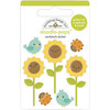 Doodlebug Design - Pumpkin Spice Collection - Doodle-Pops - 3 Dimensional Cardstock Stickers - Sunflowers