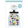 Doodlebug Design - Ghost Town Collection - Doodle-Pops - 3 Dimensional Cardstock Stickers - Jar-o-Plenty
