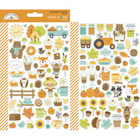 Doodlebug Design - Pumpkin Spice Collection - Cardstock Stickers - Mini Icons