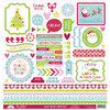 Doodlebug Design - Night Before Christmas Collection - 12 x 12 Cardstock Sticker - This and That