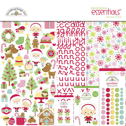 Doodlebug Design - Night Before Christmas Collection - Essentials Kit