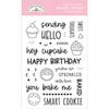 Doodlebug Design - Made With Love Collection - Clear Photopolymer Stamps - You Bake Me Happy