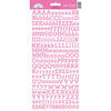 Doodlebug Design - Cardstock Stickers - Alphabet - My Type - Bubblegum