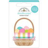 Doodlebug Design - Hippity Hoppity Collection - Doodle-Pops - 3 Dimensional Cardstock Stickers - Easter Basket