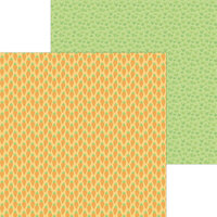 Doodlebug Design - Hippity Hoppity Collection - 12 x 12 Double Sided Paper - Baby Carrots