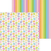 Doodlebug Design - Hippity Hoppity Collection - 12 x 12 Double Sided Paper - Hunting Eggs