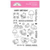 Doodlebug Design - Fairy Garden Collection - Clear Photopolymer Stamps - Bugs And Kisses