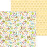 Doodlebug Design - Fairy Garden Collection - 12 x 12 Double Sided Paper - Fairy Garden