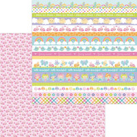 Doodlebug Design - Fairy Garden Collection - 12 x 12 Double Sided Paper - Little Ladies