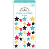 Doodlebug Design - Fun At The Park Collection - Stickers - Sprinkles - Self Adhesive Enamel Shapes - Star Attraction