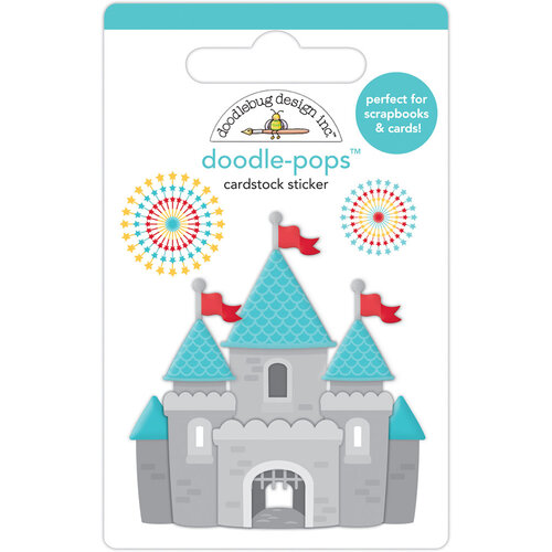 Doodlebug Design - Fun At The Park Collection - Doodle-Pops - 3 Dimensional Cardstock Stickers - Adventure Awaits