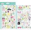 Doodlebug Design - My Happy Place Collection - Cardstock Stickers - Mini Icons