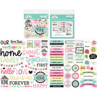 Doodlebug Design - My Happy Place Collection - Odds and Ends - Die Cut Cardstock Pieces - Chit Chat