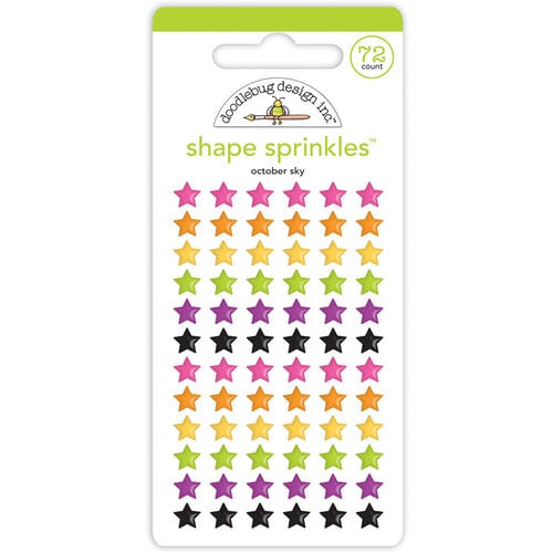 Doodlebug Design - Happy Haunting Collection - Stickers - Shape Sprinkles - Enamel - October Sky