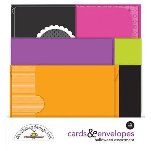 Doodlebug Design - Cards and Envelopes - Halloween Assortment