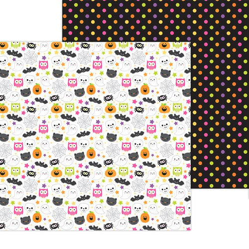 Doodlebug Petite Prints 12 x 12 Cardstock 24pk - Dot-Stripe