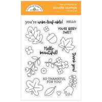 Doodlebug Design - Great Outdoors Collection - Clear Photopolymer Stamps - It's Fall Y'all