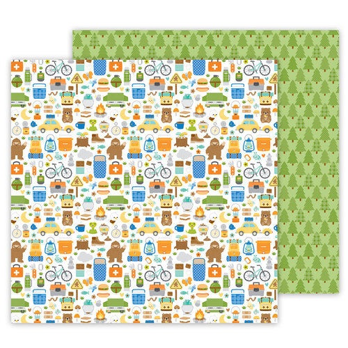 Doodlebug Design - Great Outdoors Collection - 12 x 12 Double Sided Paper - Great Outdoors