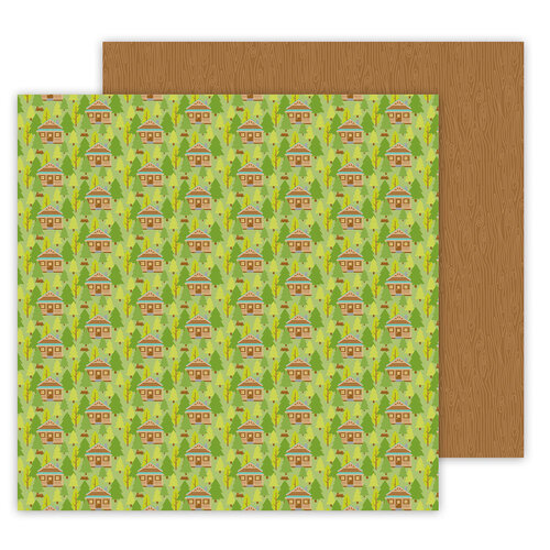 Doodlebug Design - Great Outdoors Collection - 12 x 12 Double Sided Paper - Cabin Fever