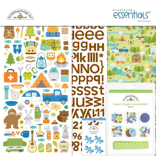 Doodlebug Design - Great Outdoors Collection - Essentials Kit