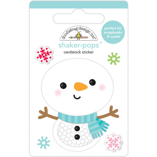 Doodlebug Design - Let It Snow Collection - Stickers - Shaker-Pops - Snow Cute